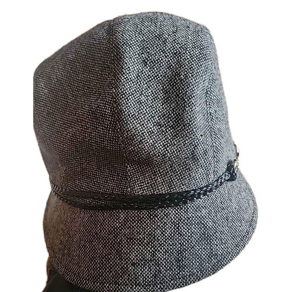 Unisex Fiddler Fisherman Cap Gret Tweed Lookā Large